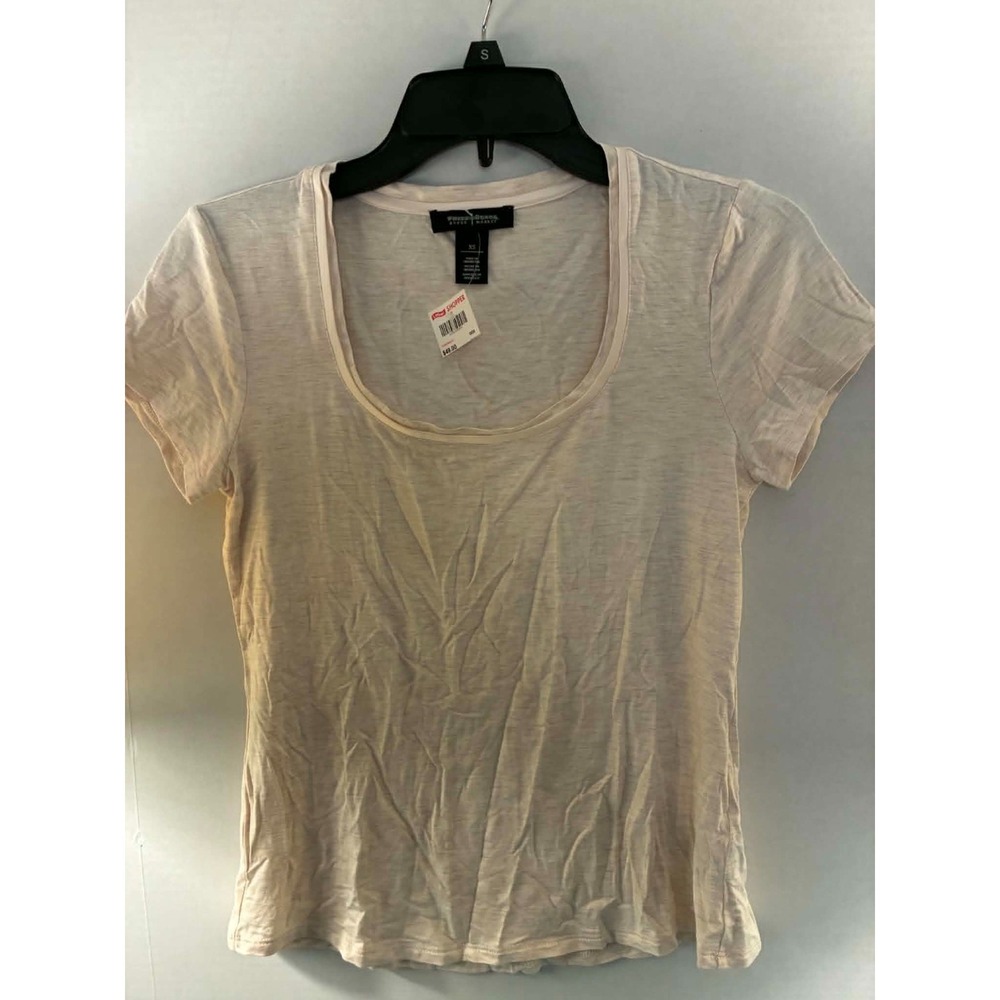 White House Black Market Womens XS Scoop Neck Short Sleeve Tee‎
